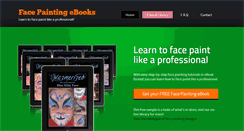 Desktop Screenshot of facepaintingebooks.com